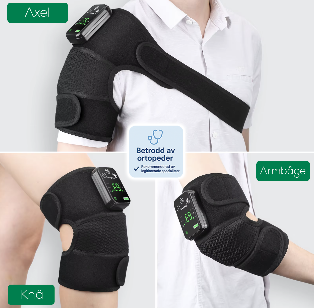 OrthoHeat™ - Axelstöd med Infraröd värme
